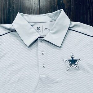 Dallas Cowboys On-Field Nike Polo Men’s Golf Size Large